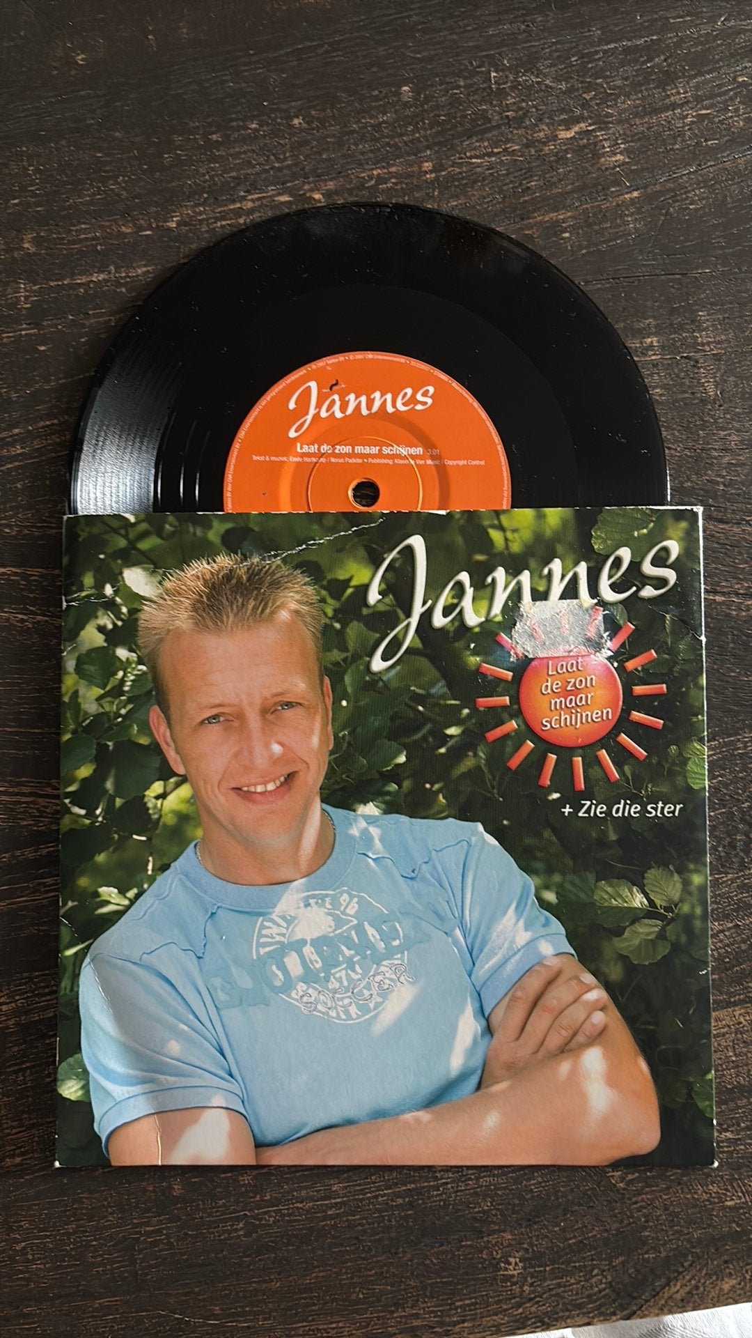 Jannes - Laat de zon maar schijnen, Ophalen, Zo goed als nieuw, Nederlandstalig