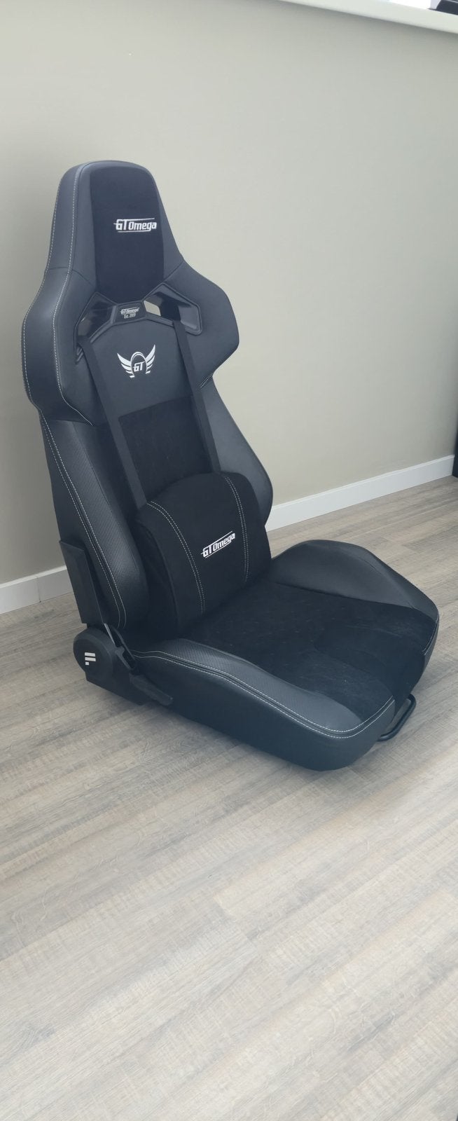 GT Omega RS12 carbon pvc gaming race stoel, Spelcomputers en Games, Spelcomputers | Overige Accessoires, Ophalen, Gebruikt, Racestoel