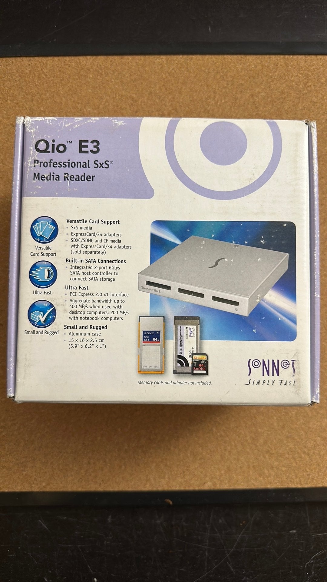 Sonnet Qio E3 Professional SxS Media Reader - Nieuw, Nieuw, Ophalen of Verzenden, ., Extern