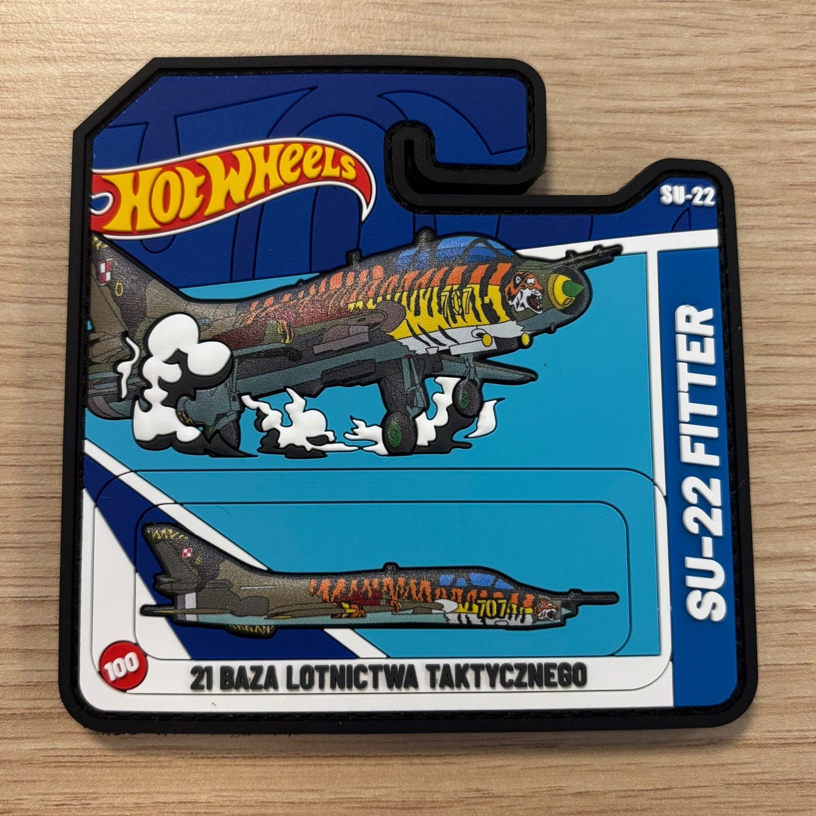 Poolse Luchtmacht SU-22 Hot Wings Patch, Verzamelen, Verzenden, Luchtmacht, Overige gebieden, Embleem of Badge