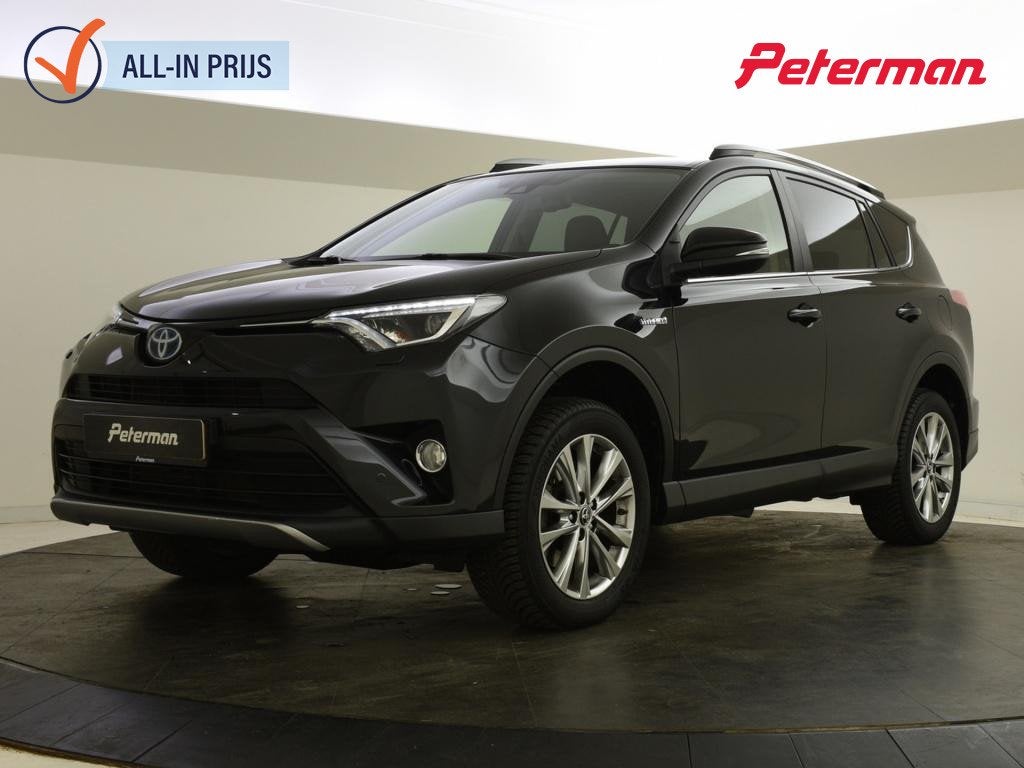 Toyota RAV4 2.5 Hybrid AWD Executive | Trekhaak | Leer | Ele, Auto's, Automaat, 12 maanden, Gebruikt, Euro 6