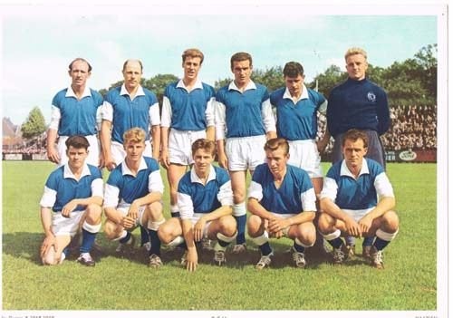 R.C.H. - Voetbalplaat 1e Divisie 1958/1959, Ophalen of Verzenden, Gebruikt, Overige binnenlandse clubs, Poster, Plaatje of Sticker