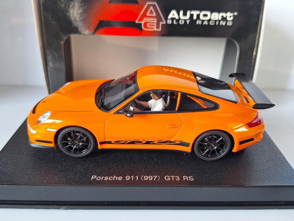 AutoArt Porsche Carrera 911 voor en achter Licht TOP DEAL, Overige merken, Racebaan, Autoart, Nieuw