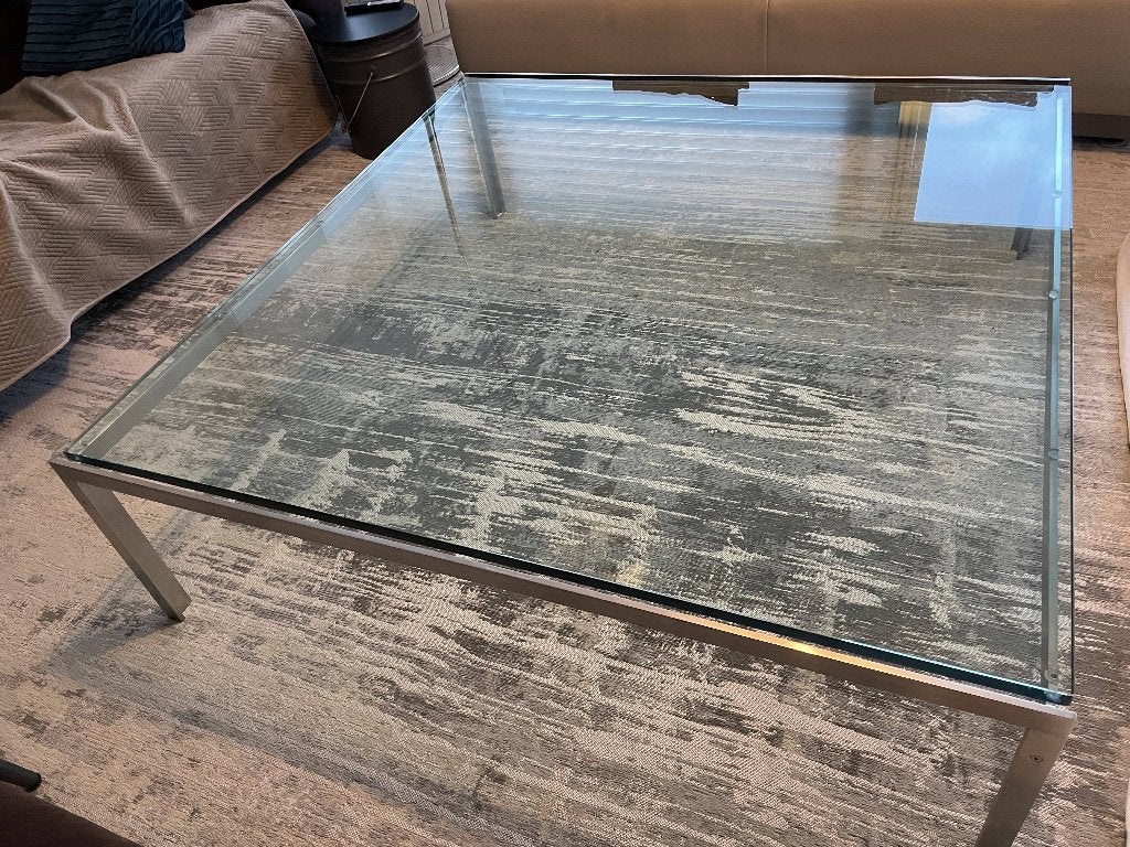 design salon tafel, Ophalen, Gebruikt, Glas, Modern