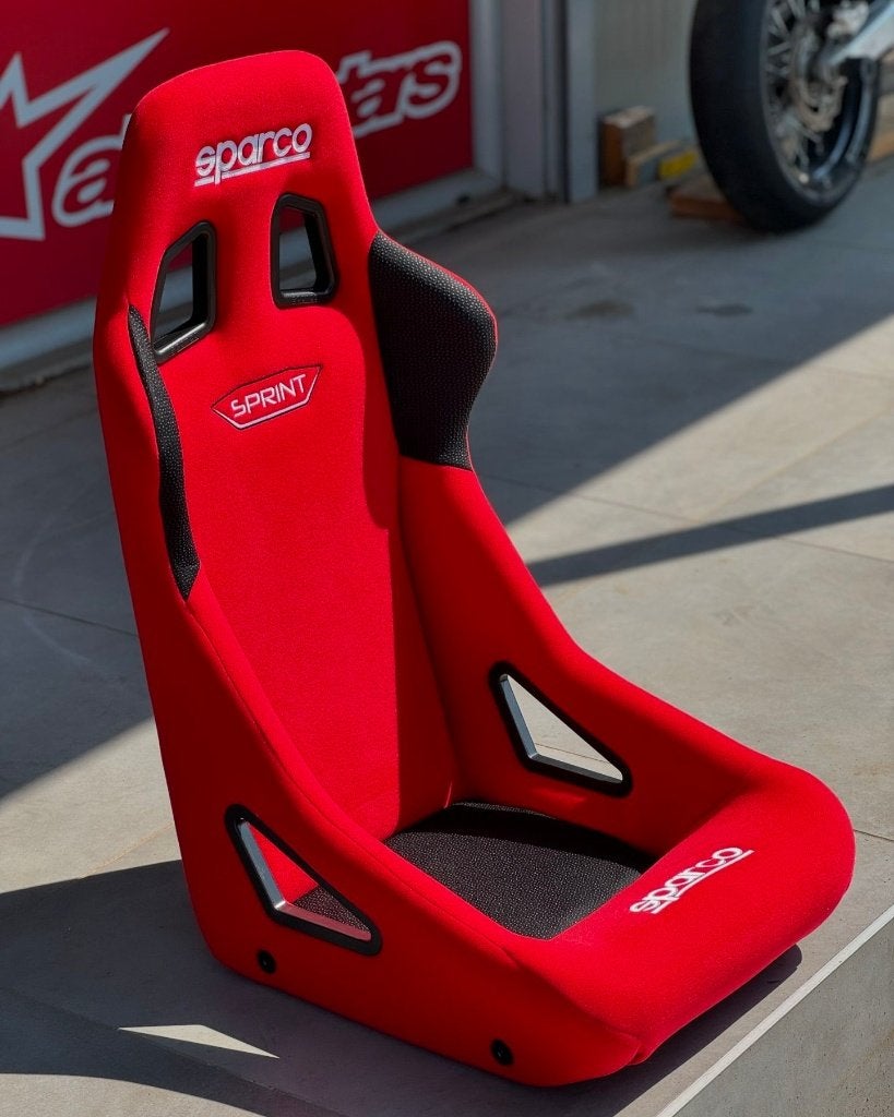 Sparco Sprint Kuipstoel Sportstoel Racestoel FIA Rood, Ophalen of Verzenden