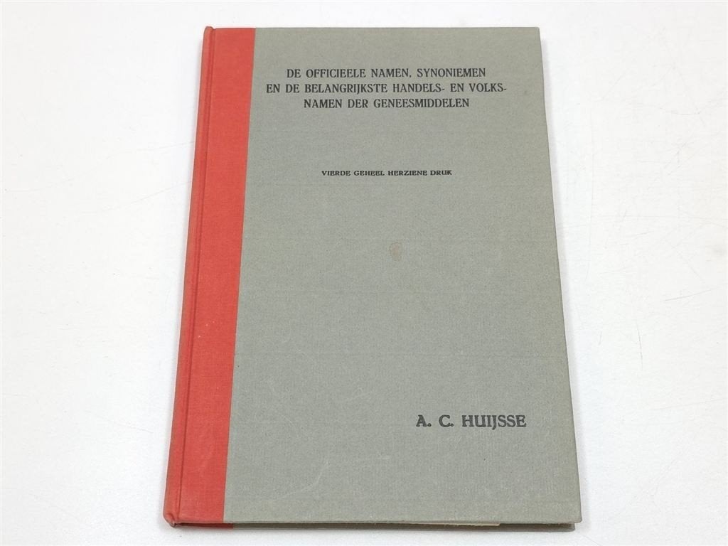 Officieele Namen der Geneesmiddelen — Synoniemen 1939, Ophalen of Verzenden, Gelezen