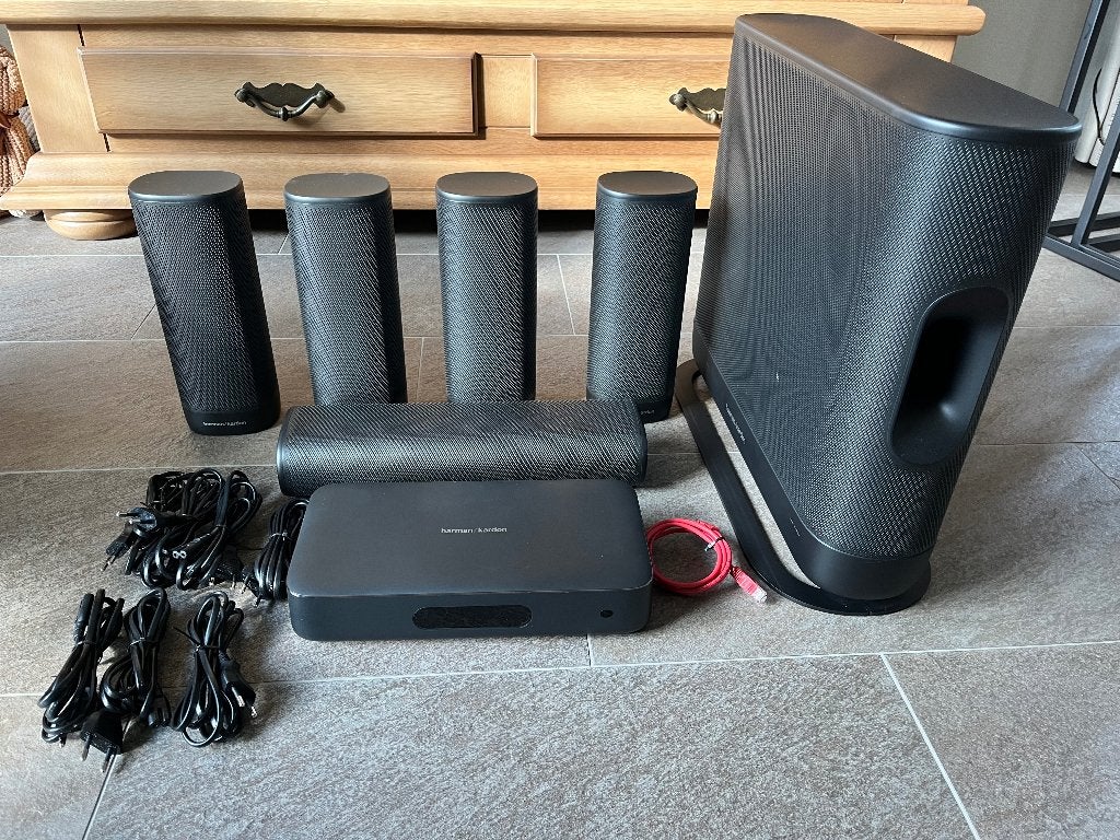 Een zgan Harman Kardon Surround set nieuwstaat, Zo goed als nieuw, 5.1-systeem, Overige spelers, 40 tot 70 watt