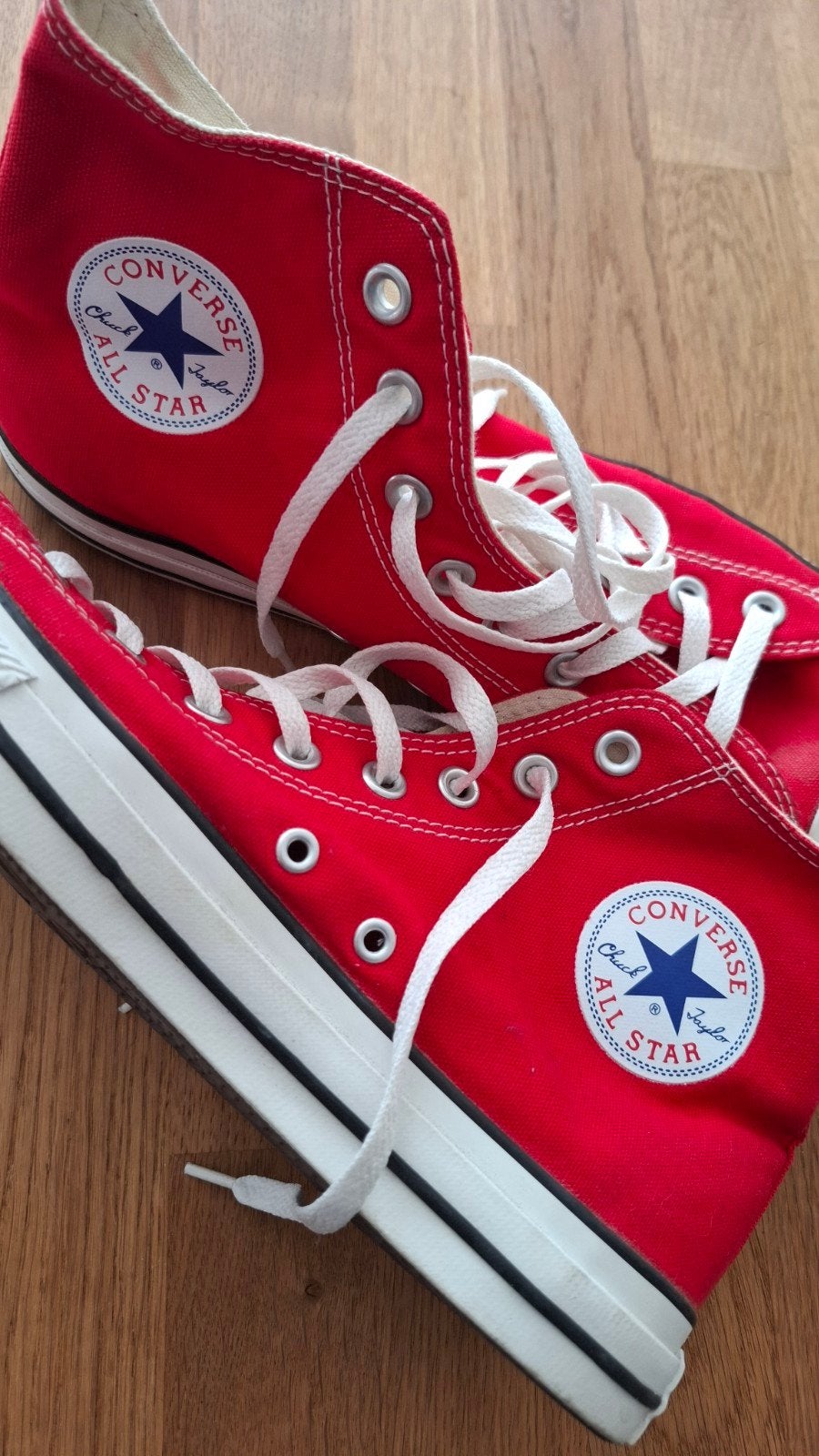 Converse All Stars rood, maat 44, licht gebruikt, Ophalen, Overige kleuren, Converse, Sneakers of Gympen