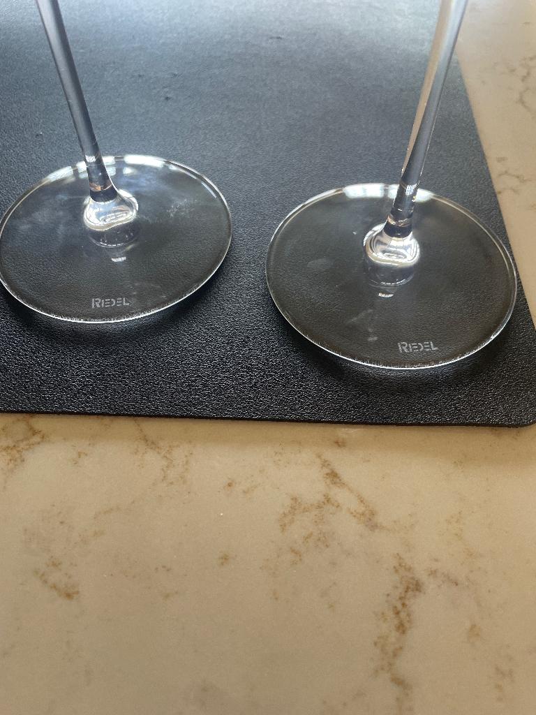 Champagne glazen Riedel, Verzamelen, Ophalen of Verzenden, Zo goed als nieuw, Overige typen