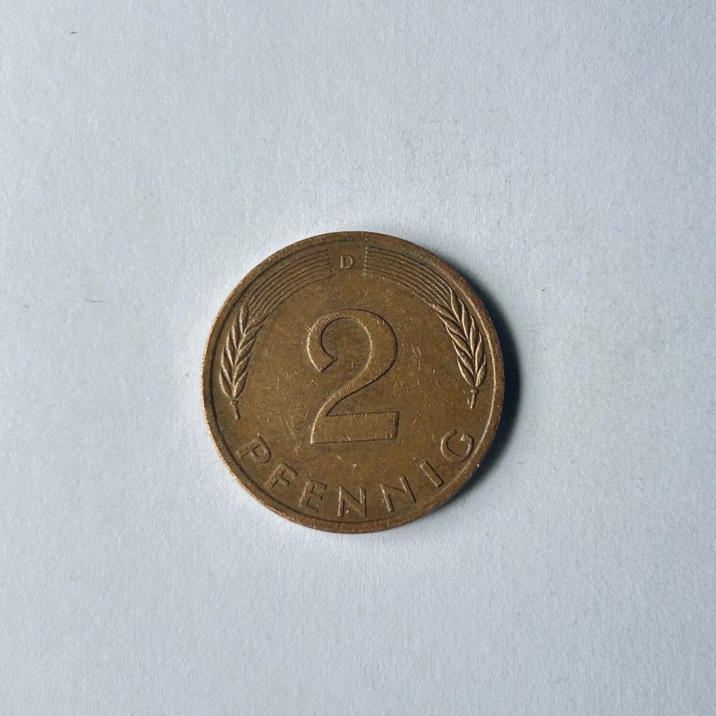 2 Pfennig | Duitsland | 1995, Ophalen of Verzenden, Duitsland, Losse munt