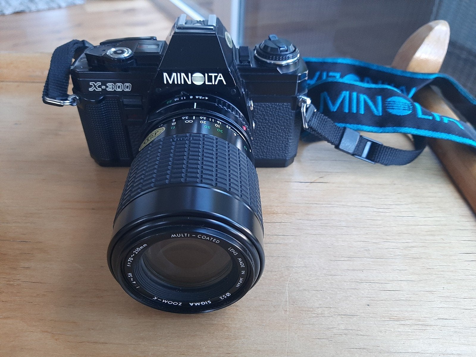 Minolta x300 analoge camera, Ophalen of Verzenden, Spiegelreflex, Minolta