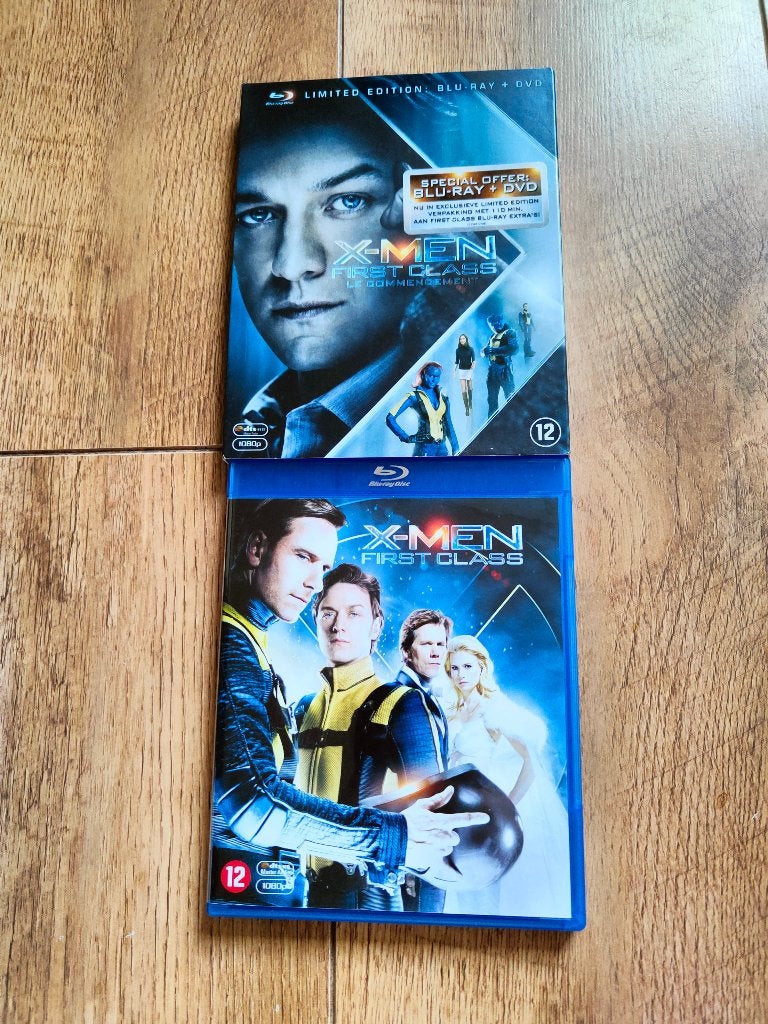 Blu-Ray + Dvd X-Men First Class Limited Edition, Ophalen of Verzenden, Zo goed als nieuw, Actie