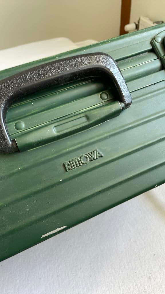 Origineel aluminium RIMOWA (foto)koffer, Gebruikt, Minder dan 50 cm, Ophalen of Verzenden, Metaal