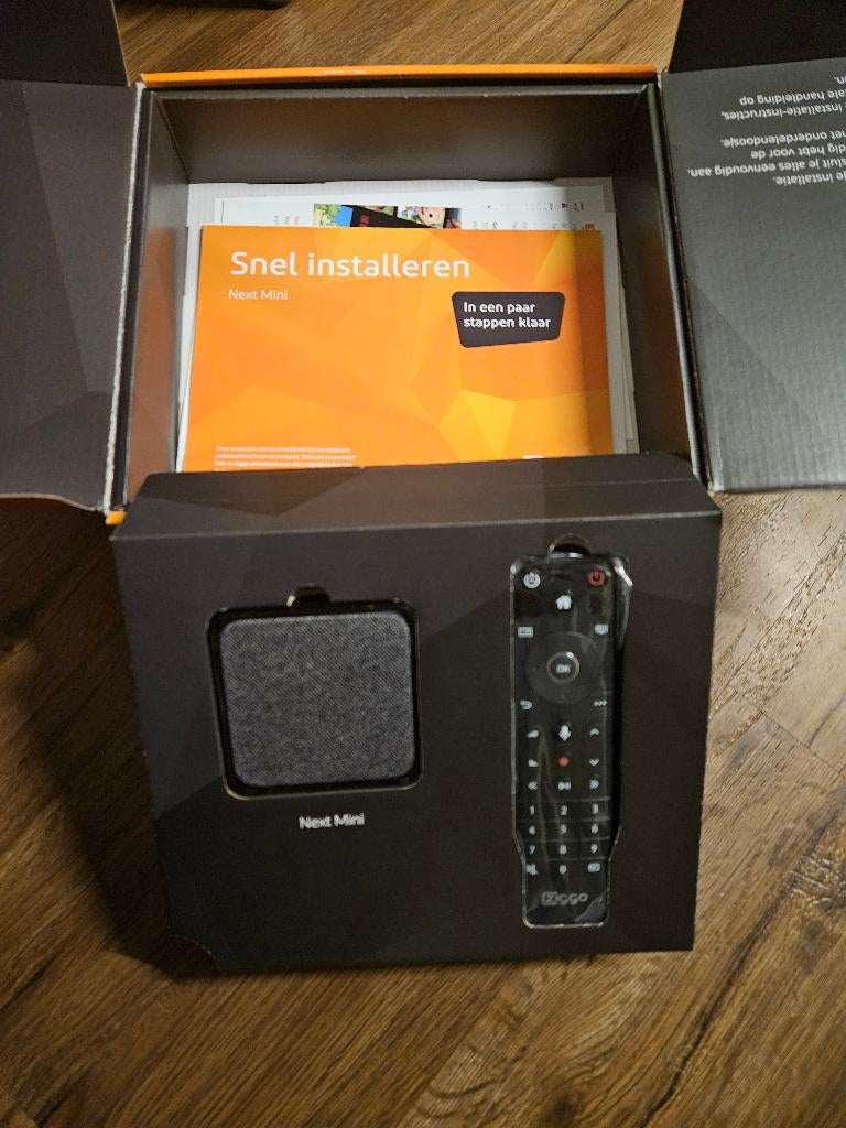 Nieuwe Ziggo Next Mini Mediabox - 4K & Spraakbediening, Audio, Tv en Foto, Decoders en Harddiskrecorders, Nieuw, Decoder, Ophalen of Verzenden