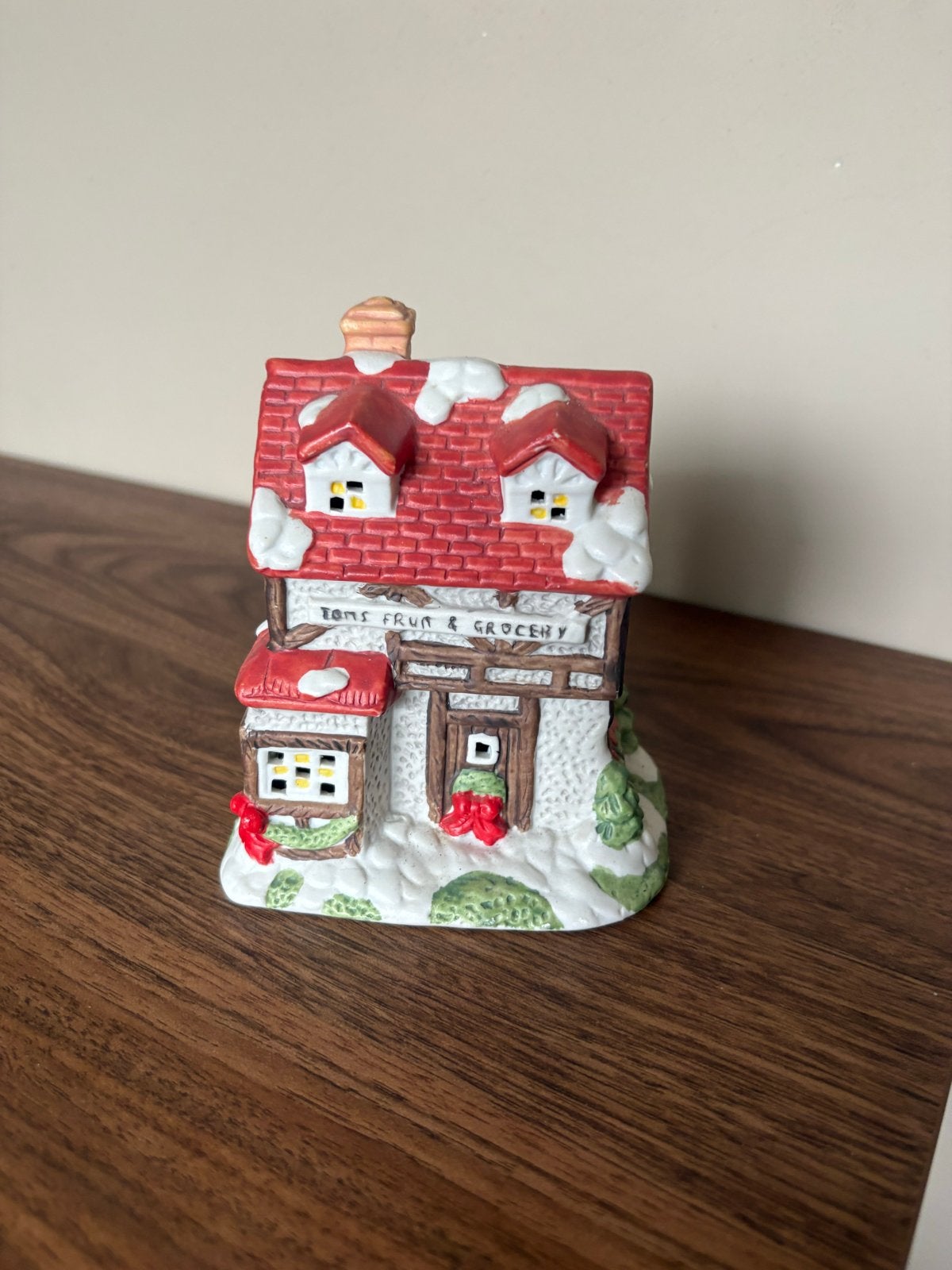 Keramisch kersthuisje / miniatuur huisje, Diversen, Ophalen of Verzenden
