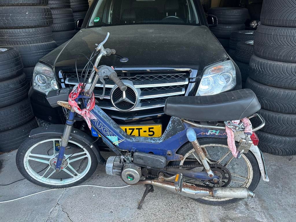 Leuke Puch blauw kenteken, Fietsen en Brommers, Brommers | Puch, Ophalen, Gebruikt, Maxi