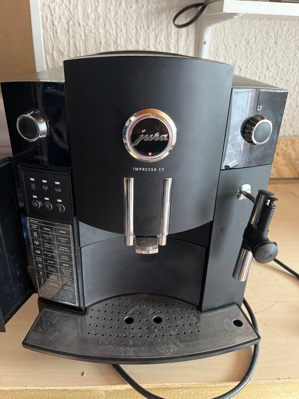 Jura Impressa C5 Koffiemachine - Gebruikt, Afneembaar waterreservoir, Gebruikt, Koffiemachine, 4 tot 10 kopjes