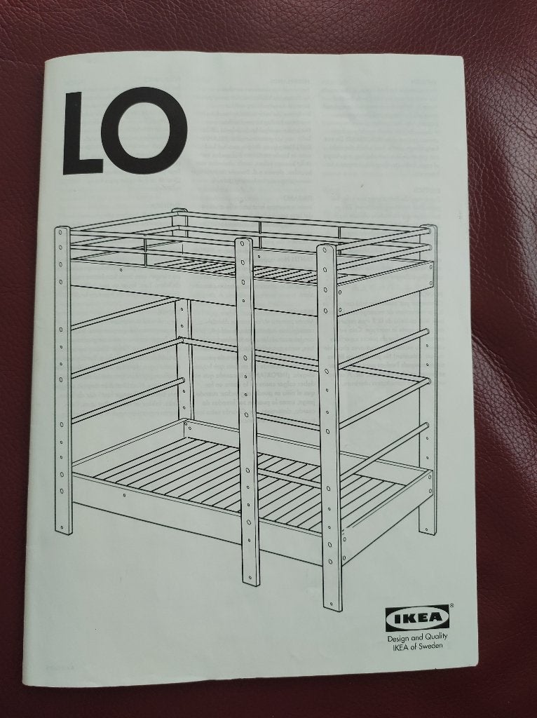 LO (stapel)bed, Ophalen, 90 cm, Wit, Tweepersoons