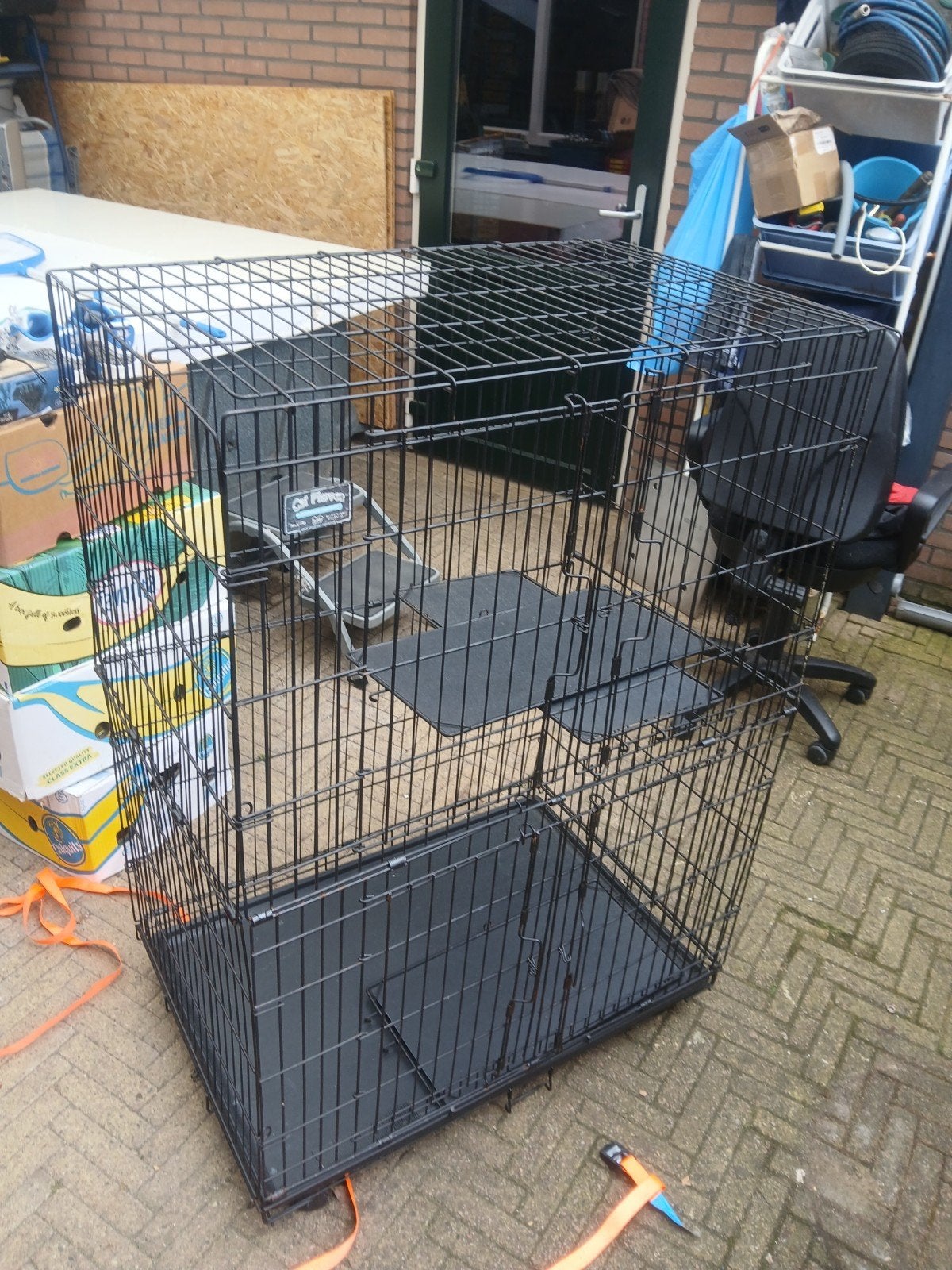 Katten ren inklapbaar, Dieren en Toebehoren, Hondenbenches, Ophalen
