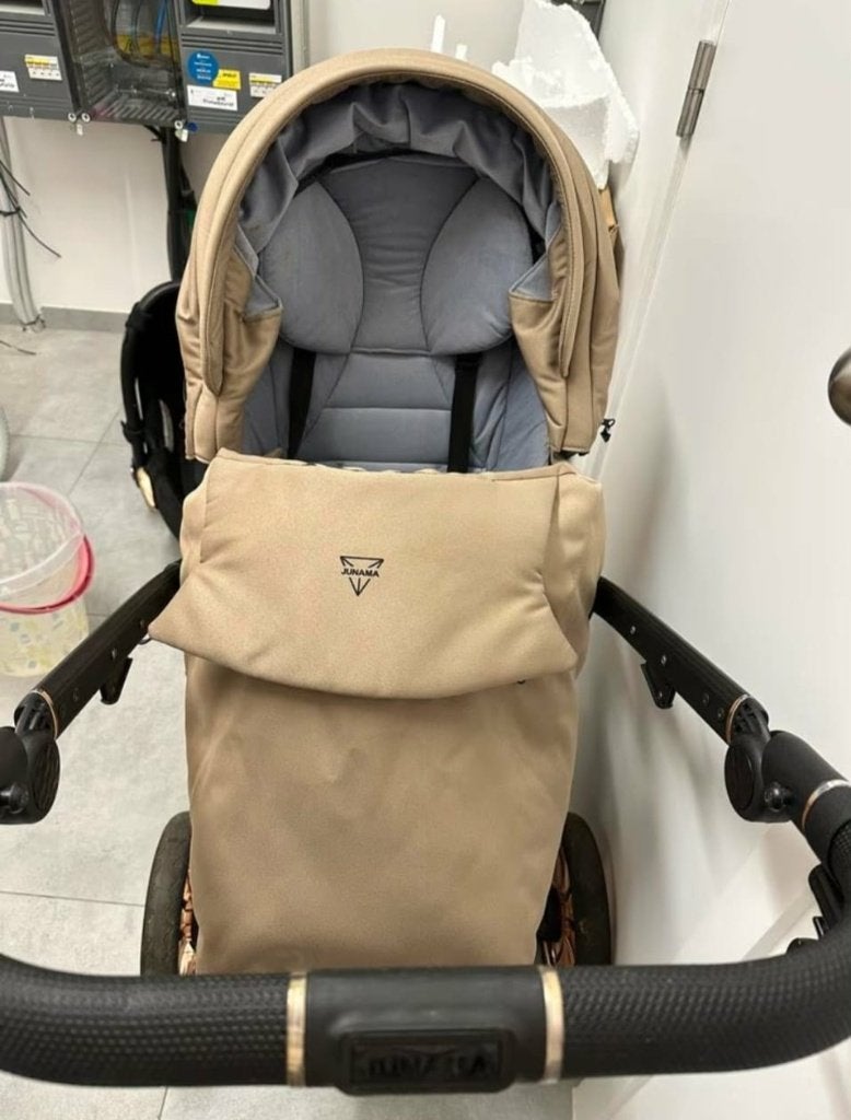 3 delige kinderwagen Junama, Kinderen en Baby's, Kinderwagens en Combinaties, Gebruikt, Combiwagen, Met reiswieg, Ophalen