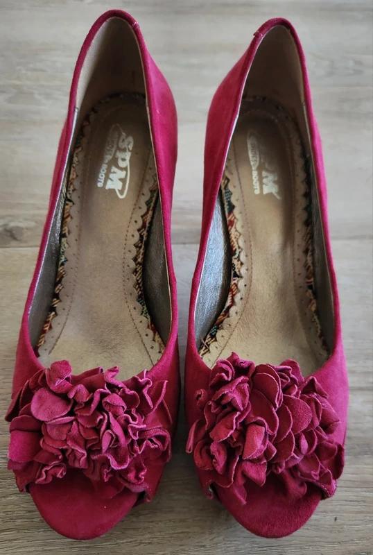 Hakken schoenen, kleur fuchsia roze, merk spm shoes, maat 38, Pumps, Ophalen of Verzenden, Roze, Spm shoes