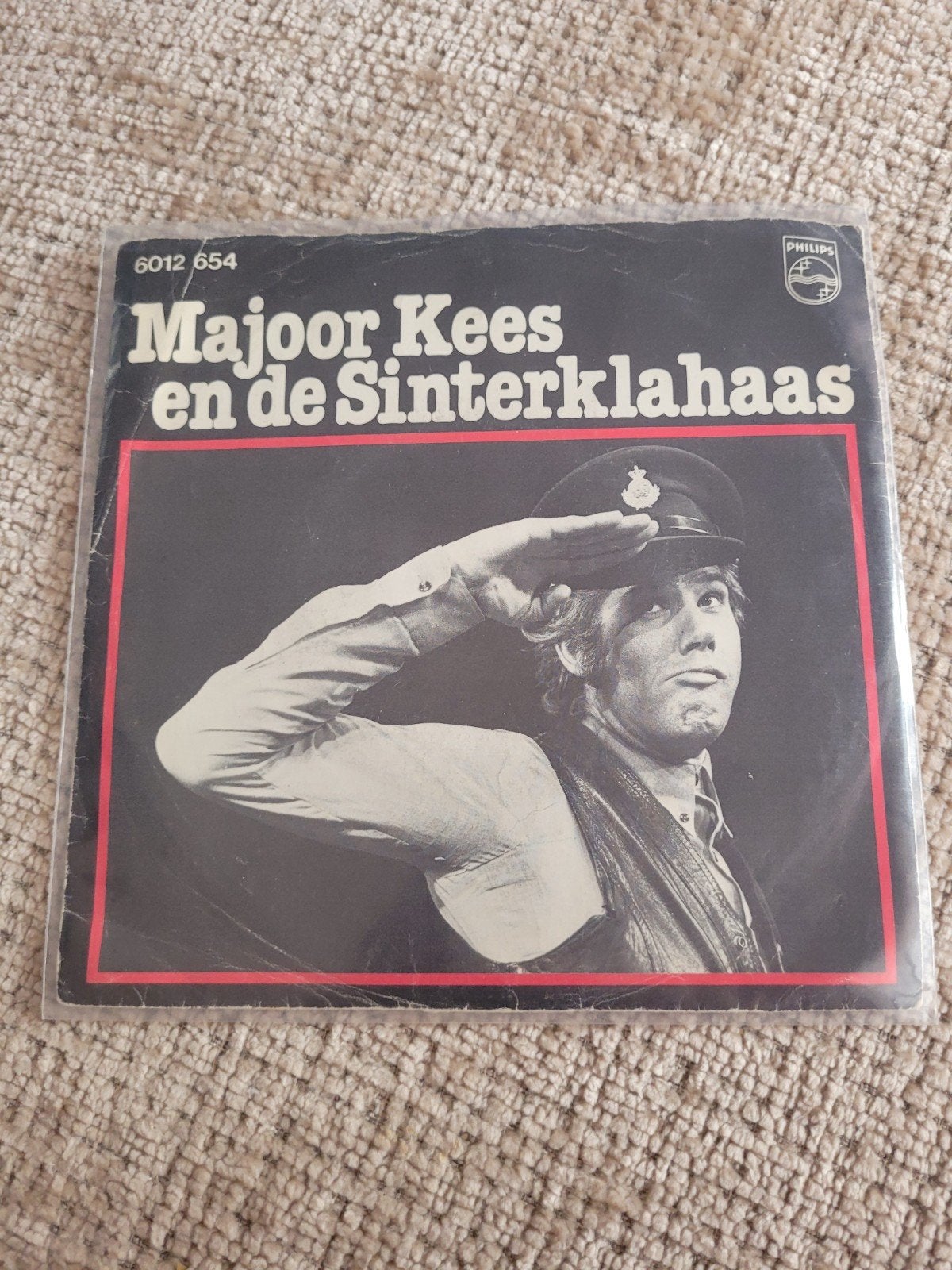 Majoor Kees en de Sinterklaas - Vintage Vinyl Single, Gebruikt, 7 inch, EP, Nederlandstalig
