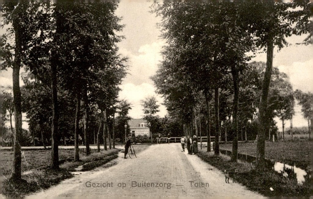 Tholen Gezicht op Buitenzorg # 863, Verzenden, Voor 1920, Gelopen, Zeeland