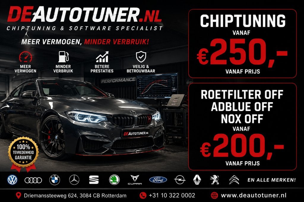 AUTO CHIPTUNING EGR/DPF/ADBLUE OFF: AIRBAG DASHBOARD/CRASH S, Auto diversen, Tuning en Styling, Ophalen