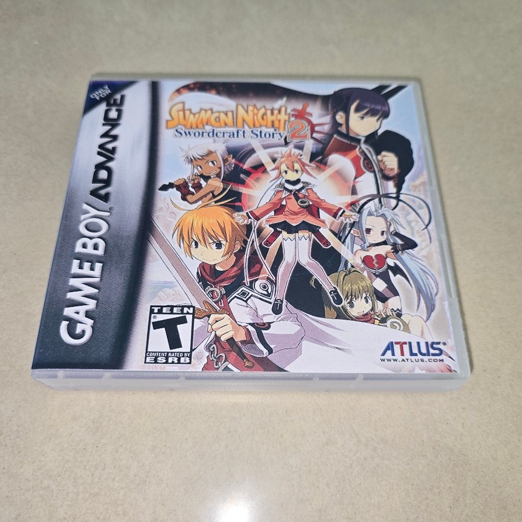 Summon Night: Swordcraft Story 2 GBA Game Case, Spelcomputers en Games, Games | Nintendo Game Boy, Avontuur en Actie, 1 speler