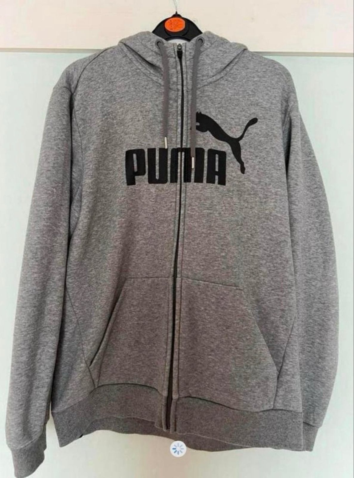Stijlvol grijs Puma vest maat M - Zo goed als nieuw, Ophalen of Verzenden, Zo goed als nieuw, Maat 48/50 (M), Grijs