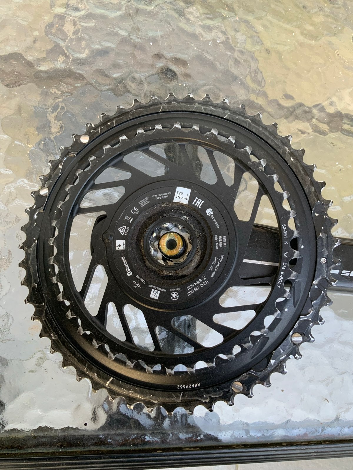 SRAM Red Powermeter Bladen 52x36, Fietsen en Brommers, Fietsonderdelen, Gebruikt, Overige materialen, Overige typen, Ophalen of Verzenden