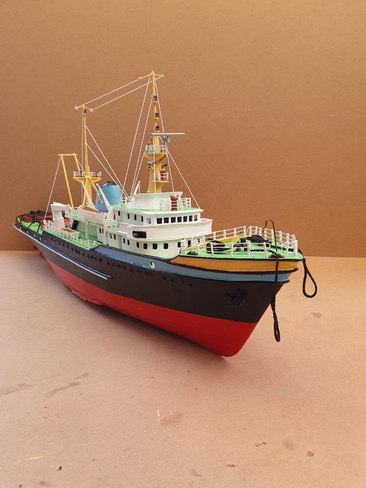 Gedetailleerd schaalmodel van de zwarte zee € 110, Hobby en Vrije tijd, Modelbouw | Boten en Schepen, Ophalen, Zo goed als nieuw