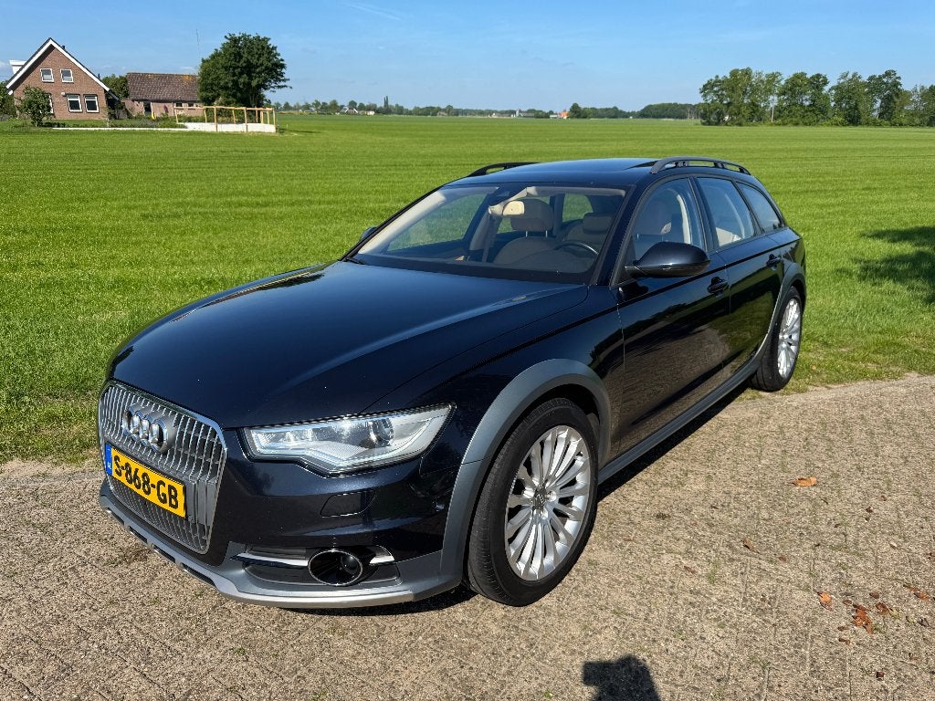 Audi A6 Allroad Quattro 3.0 TDI alle optie en tuning via JD., Auto's, Audi, Automaat, Euro 5, Beige, Blauw