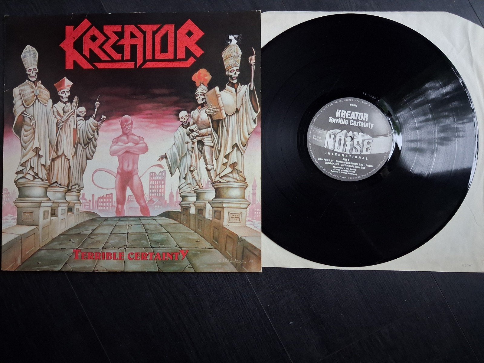 Kreator - Terrible Certainty (Vinyl, 1987), Ophalen of Verzenden, Gebruikt, Metal