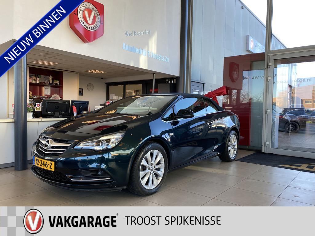 Opel Cascada 1.6 Turbo Cabrio Automaat,Navigatie,Climate&Cru, Auto's, Gebruikt, 4 cilinders, 4 stoelen, Leder en Stof