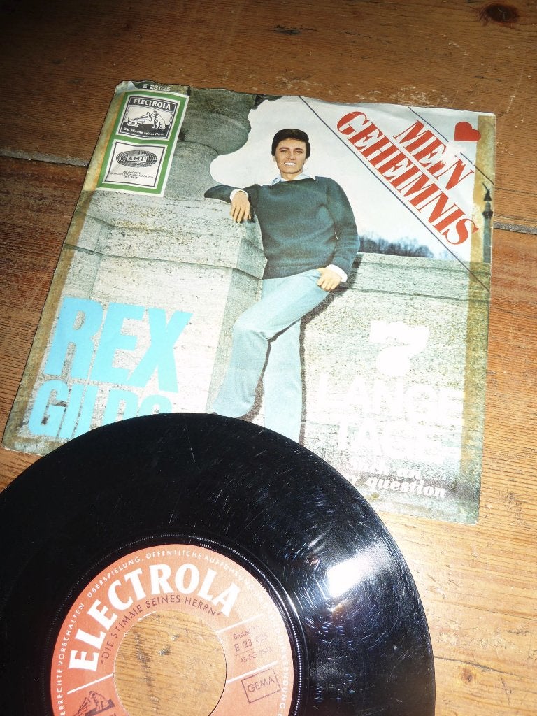 single REX GILDO mein geheimnis 1965, Cd's en Dvd's, Vinyl Singles, Gebruikt, Pop, Ophalen of Verzenden
