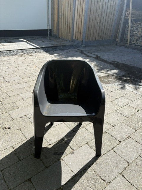 6 stuks tuinstoelen merk Allibert, Tuin en Terras, Tuinstoelen, Ophalen, Zo goed als nieuw, Kunststof, Stapelbaar