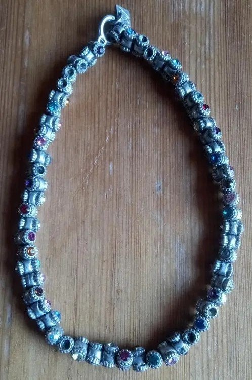 Ketting Merk Otazu, Ophalen of Verzenden, Gebruikt, Zilver, Overige materialen