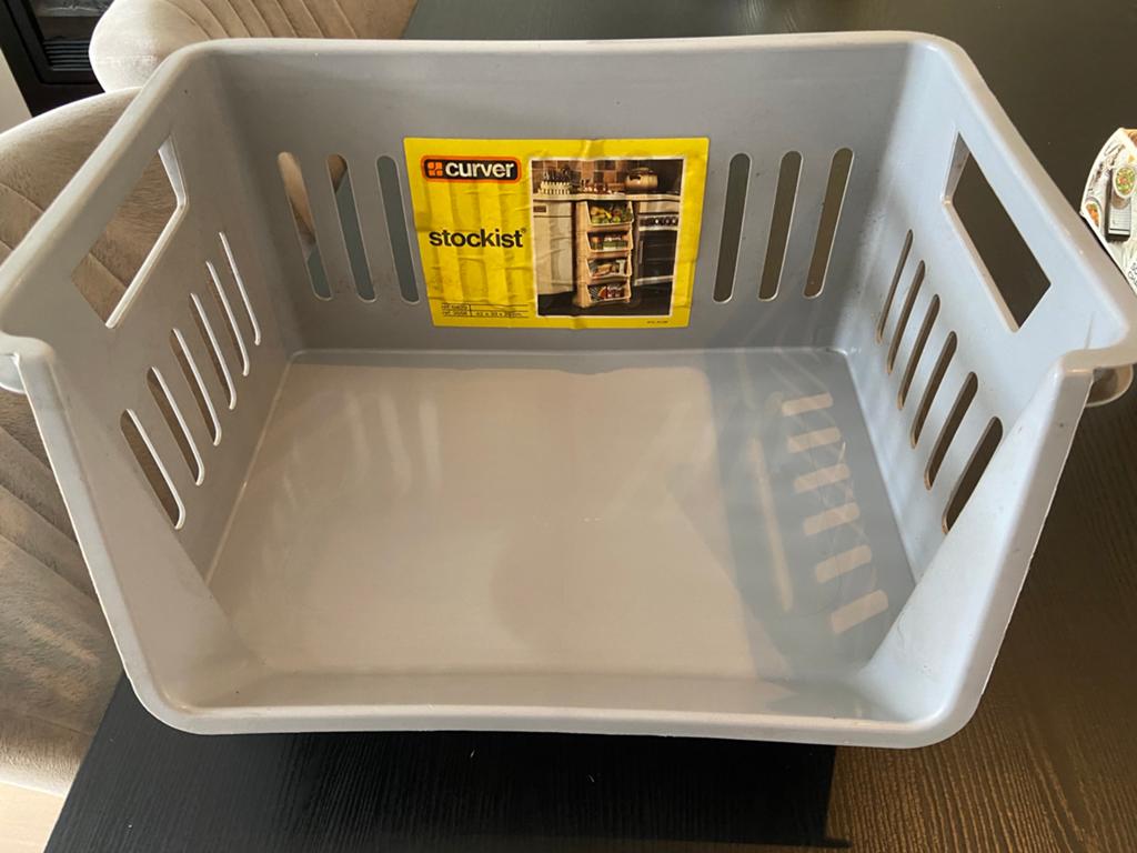 Bewaarbak curver, Huis en Inrichting, Woonaccessoires | Krantenbakken en Lectuurbakken, Ophalen, Gebruikt