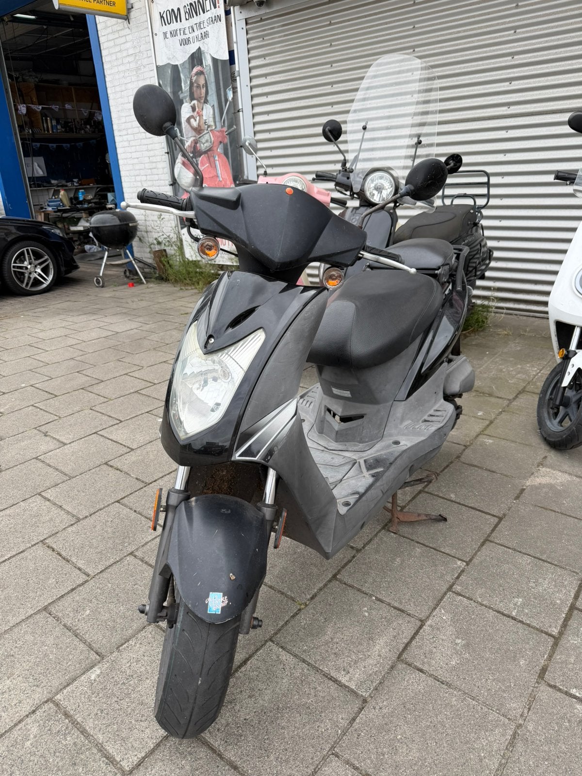 Kymco agility start rijdt, Fietsen en Brommers, Scooters | Kymco, Gebruikt, Maximaal 45 km/u, Ophalen of Verzenden, 50 cc