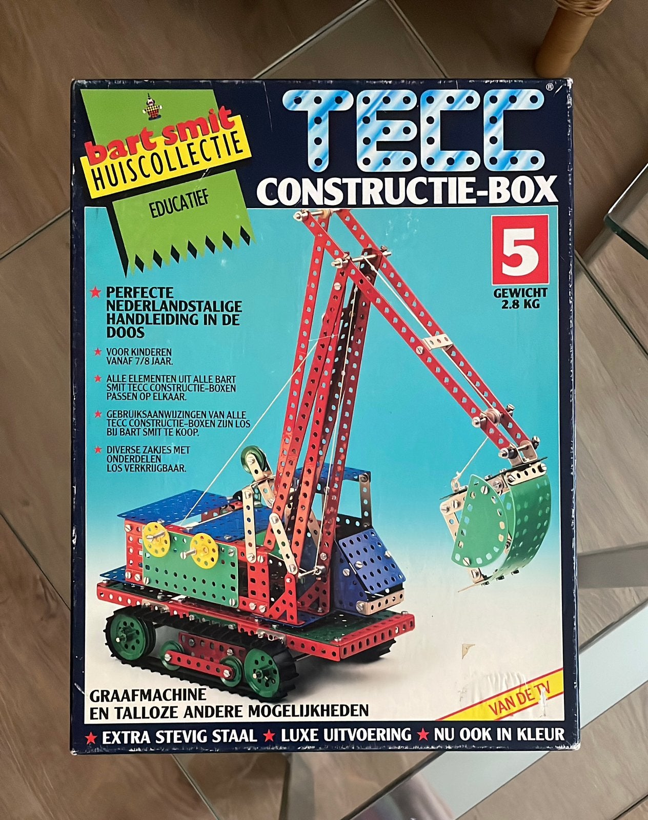 Constructie-Box 5 - Graafmachine - Compleet met handleiding, Ophalen of Verzenden, Zo goed als nieuw