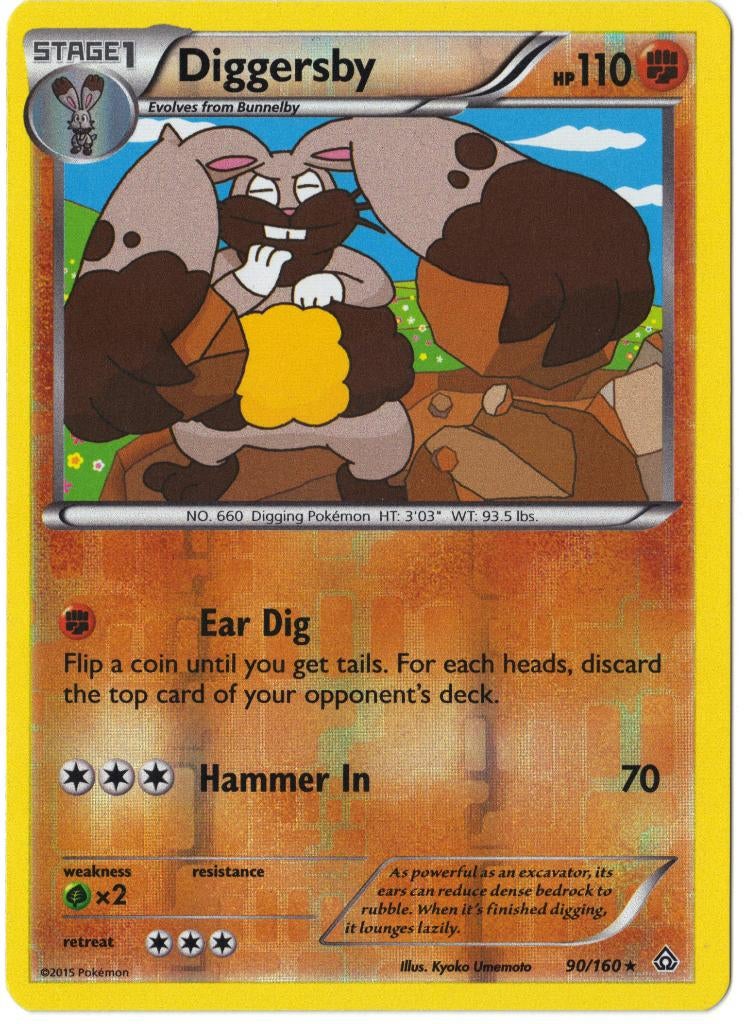 Primal Clash,  Diggersby [reverse] 90/160, Verzenden, Nieuw, Losse kaart