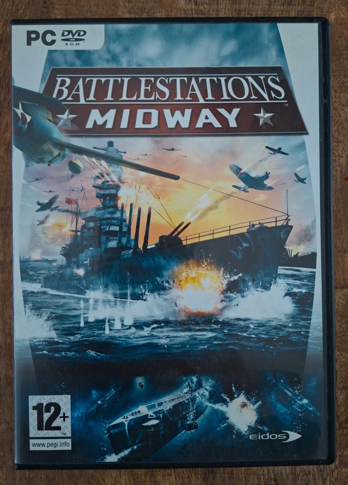 Battlestations Midway PC DVD-ROM - Actie/Strategie Game, Avontuur en Actie, Online, Gebruikt, 1 speler