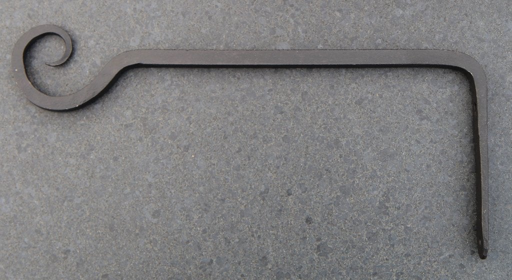 Gietijzeren wandhaak 29,5cm zwart WG184, Tuin en Terras, Robanjer, Nieuw, Ophalen of Verzenden, Info@robanjer.nl