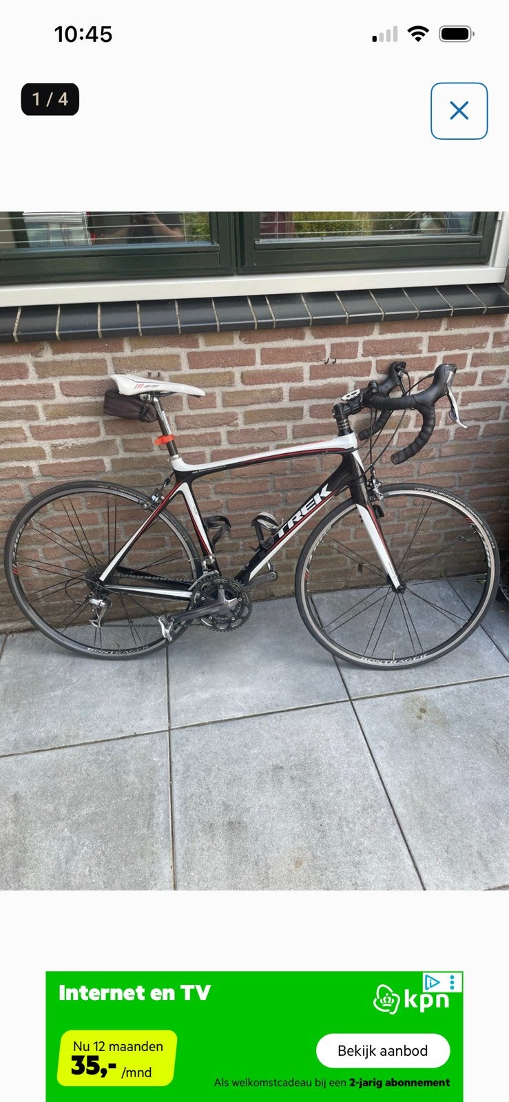 Trek racefiets, 28 inch, Gebruikt, Velgrem, Meer dan 20 versnellingen