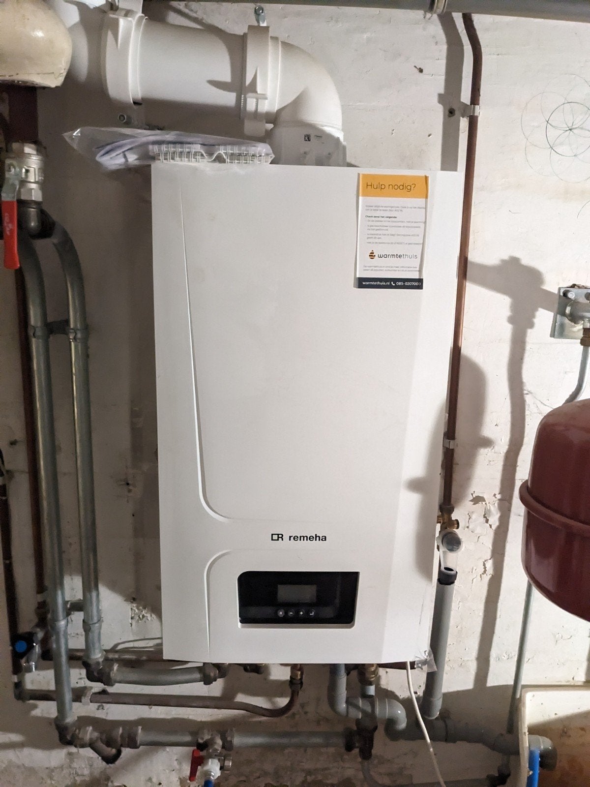 CV ketel Avanta Ace 35c CW5 (<2 jaar oud) + thermostaat, Aardgas, Geiser, Ophalen of Verzenden, Minder dan 20 liter