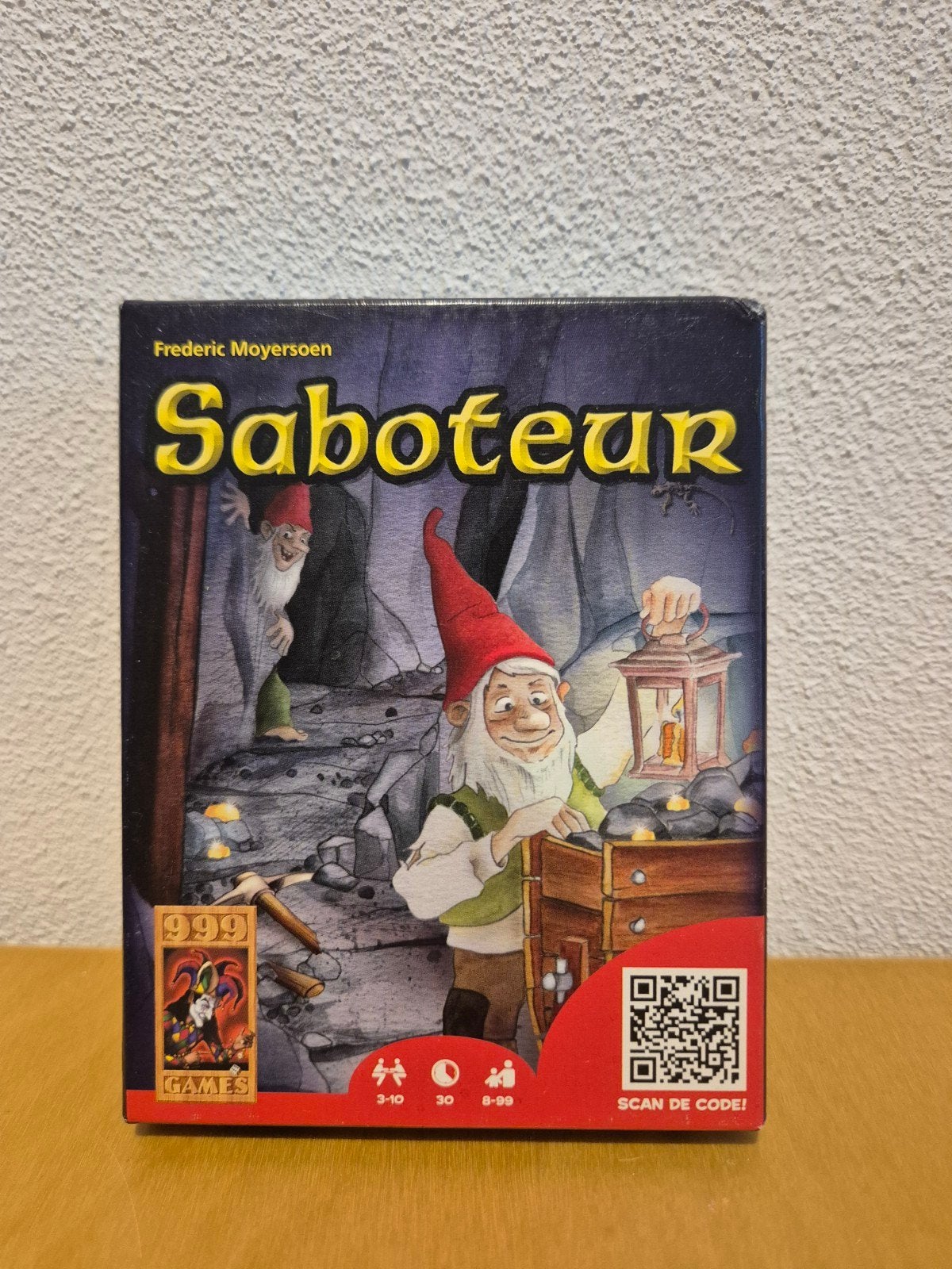 Saboteur Kaartspel - Strategisch Dwergenspel - 999 Games, Drie of vier spelers, Ophalen of Verzenden, Gebruikt, 999 Games