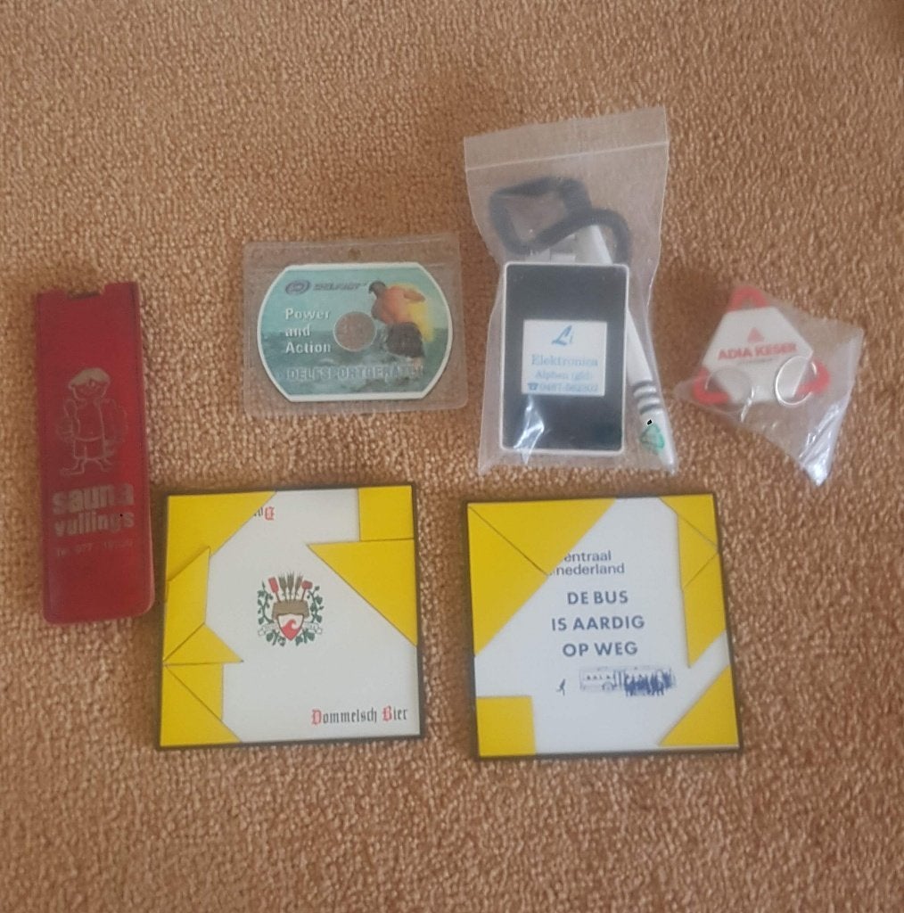 Reclamevoorwerpen sleutelhanger pen puzzel mars horloge, Verzamelen, Verzenden, Nieuw, Gebruiksvoorwerp
