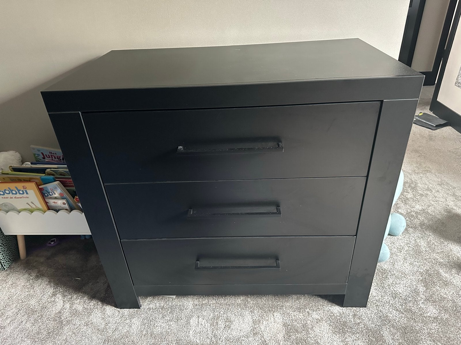 Ledikant en commode - Interbaby, Ophalen, 50 tot 70 cm, Zo goed als nieuw, 75 tot 100 cm