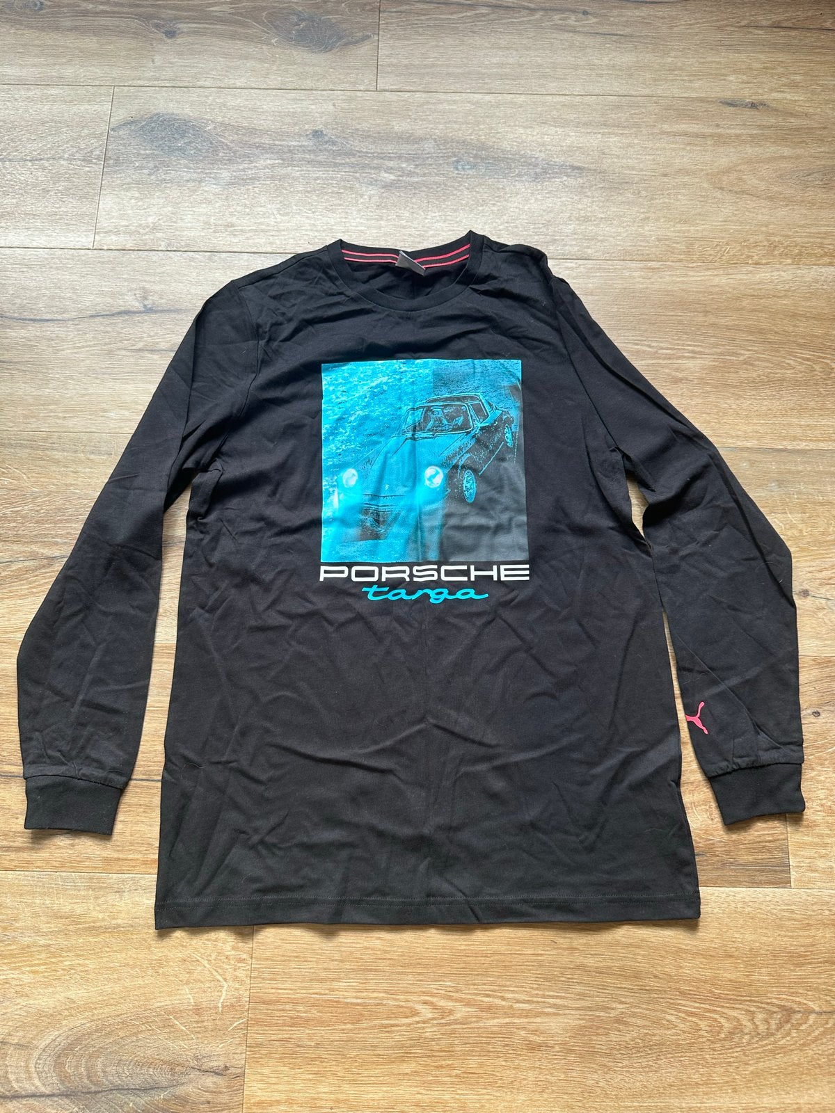 Puma x Porsche Targa Longsleeve - Zwart - Maat M, Ophalen of Verzenden, Zo goed als nieuw, Maat 48/50 (M), Zwart